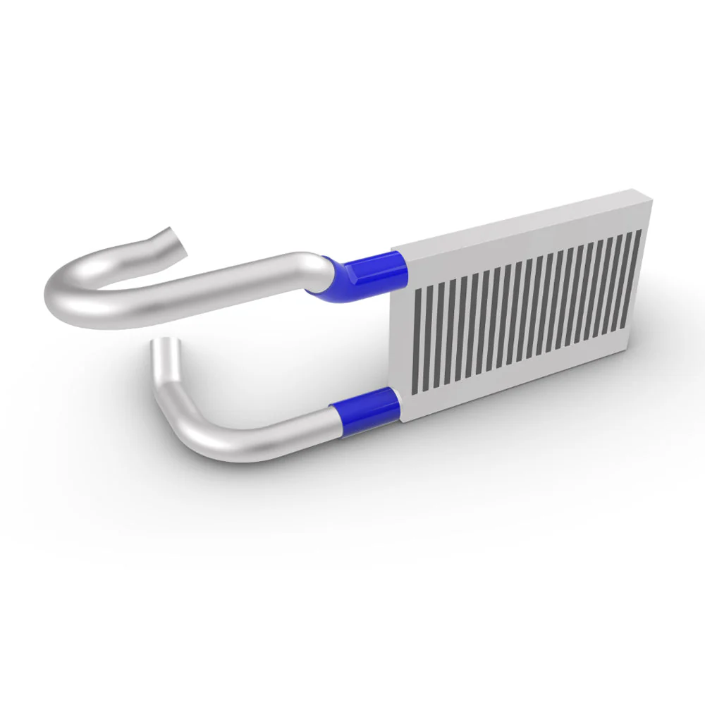 SPA TURBO Front intercooler kit for Audi A3 1.8 Turbo 20V – 180cv – Blue Hose - Image 4